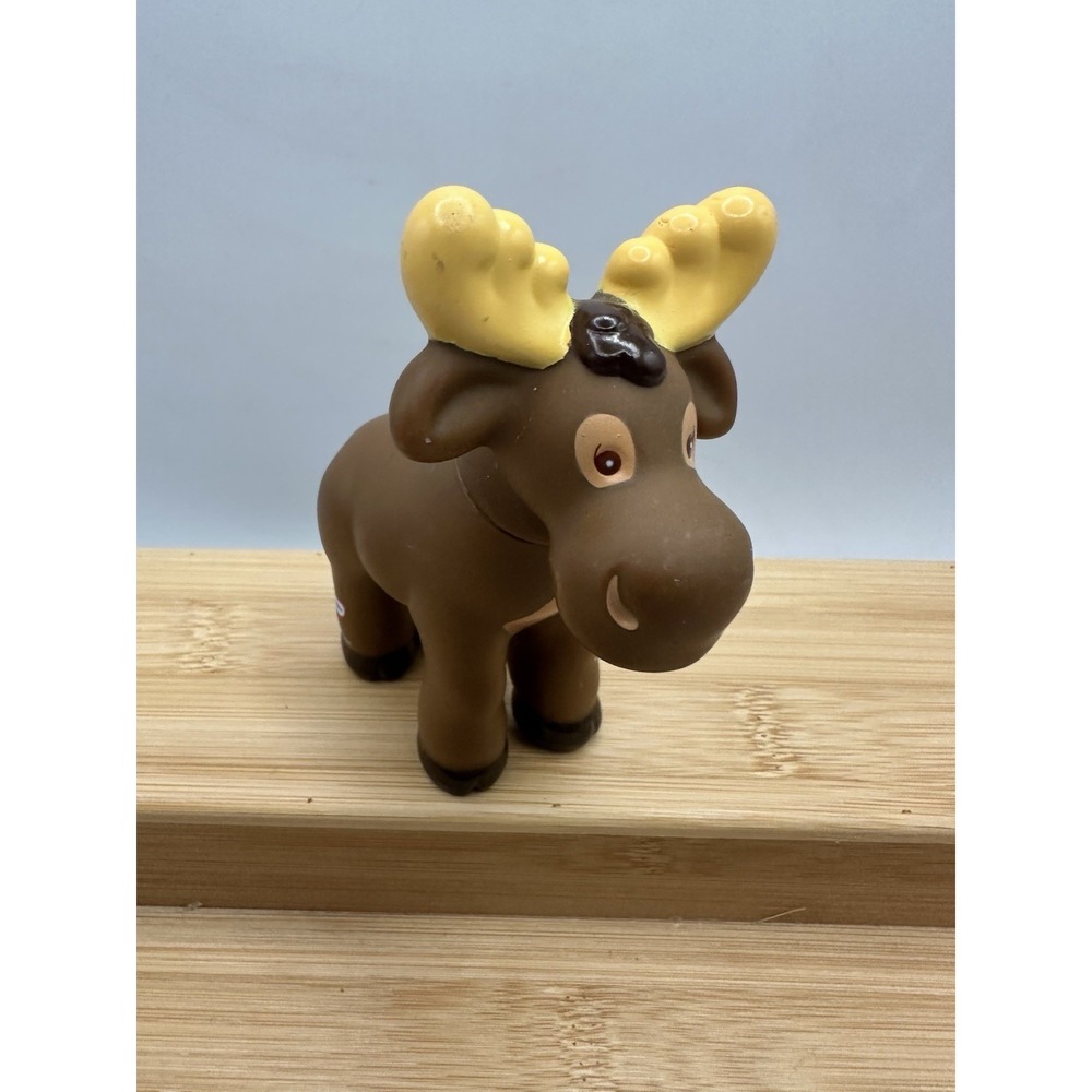 LITTLE TIKES Chunky Smiling Moose Figure Toy or Cake Topper